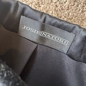 Natori Black silk blazer